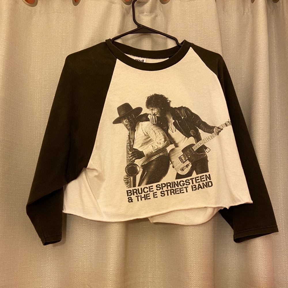 Vintage cropped Bruce Springsteen t-shirt